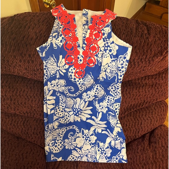 Lilly Pulitzer Dresses Nwot Lilly Pulitzer Blue And White Floral